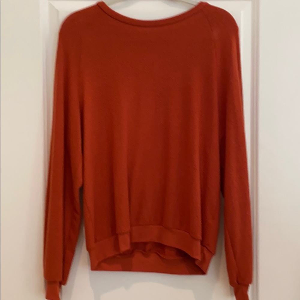 Sweater with open back